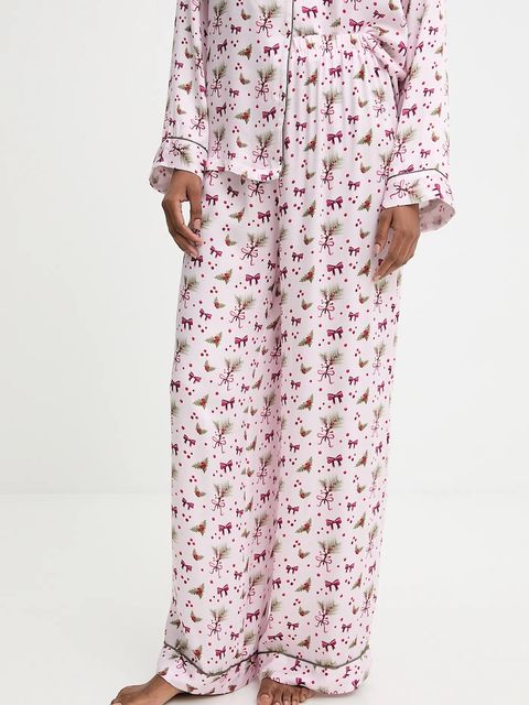 Answear.LAB piżama damska kolor różowy