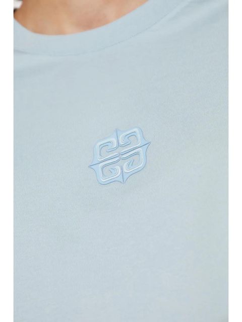 Givenchy Cropped 4G Liquid t-shirt - Blue