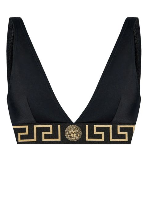 Versace logo-underband bikini top - Black - zdjęcie produktu nr 1