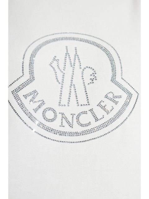 Moncler crystal-embellished sweatshirt - White