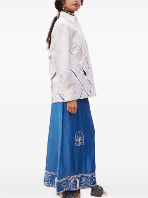 ALEMAIS Cece cut-out shirt - White