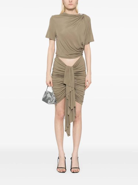 Christopher Esber Vivenda mini skirt - Green