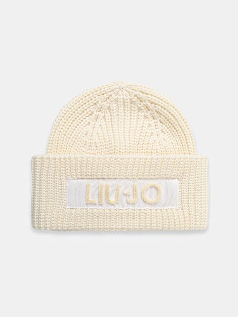 Liu Jo czapka kolor beżowy 2F5057.M0300 - zdjęcie produktu nr 1