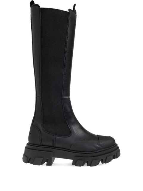 GANNI 55mm knee-high boots - Black - zdjęcie produktu nr 1