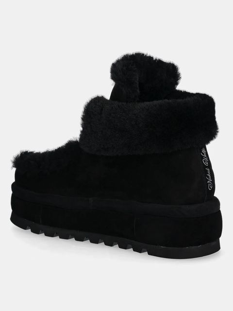 Naked Wolfe śniegowce zamszowe Bambi kolor czarny Bambi Suede Shearling Black