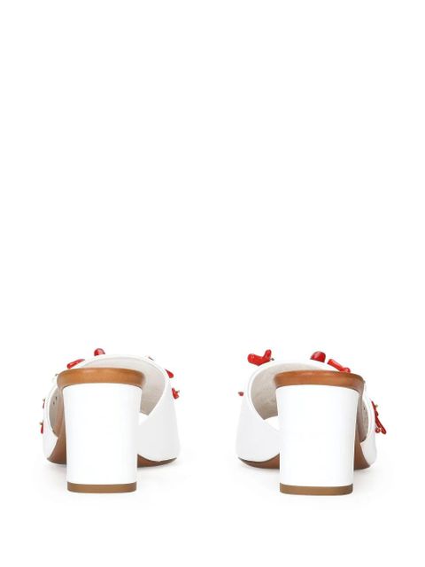 Dolce & Gabbana 60mm leather sandals - White