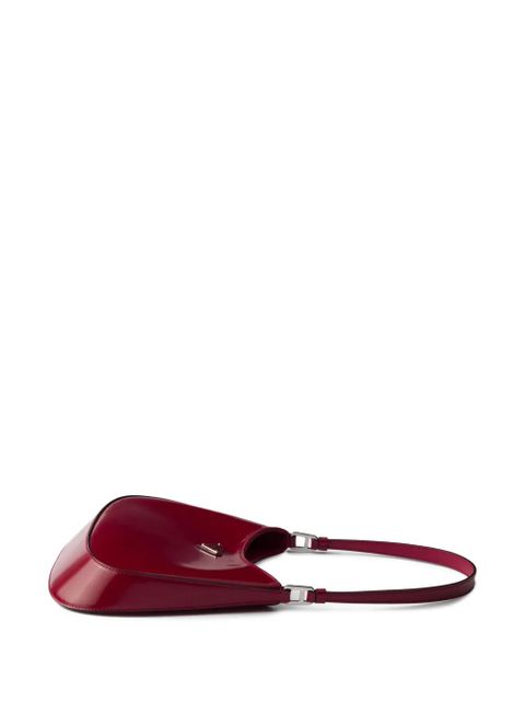 Prada Cleo brushed leather shoulder bag - Red