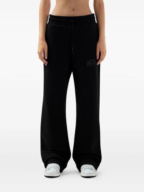 GCDS logo-print track pants - Black
