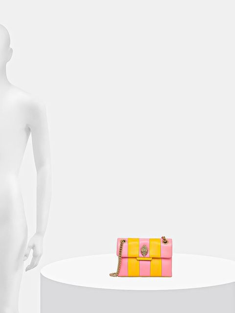 Kurt Geiger London torebka skórzana KENSINGTON kolor różowy 3582257109