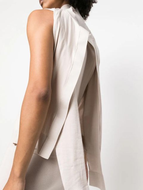 FENDI open-front knitted cardigan - Neutrals