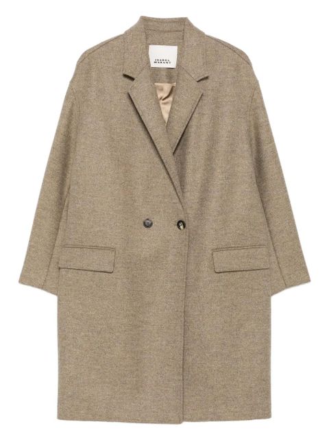 ISABEL MARANT double-breasted wool coat - Brown - zdjęcie produktu nr 1