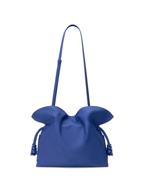 LOEWE medium Flamenco leather cross body bag - Blue - zdjęcie produktu nr 2