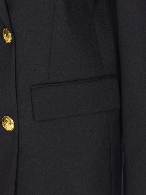 PINKO double-breasted pizza coat - Black