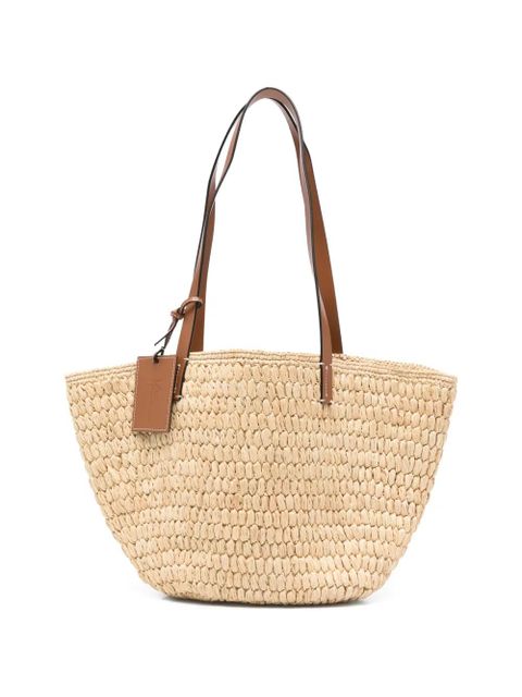 Manebi raffia shoulder bag - Neutrals - zdjęcie produktu nr 1