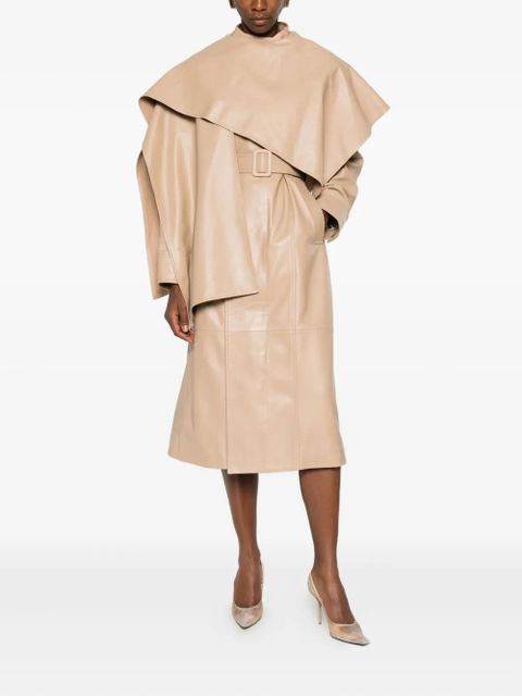 ducie Nina leather coat - Neutrals - zdjęcie produktu nr 2