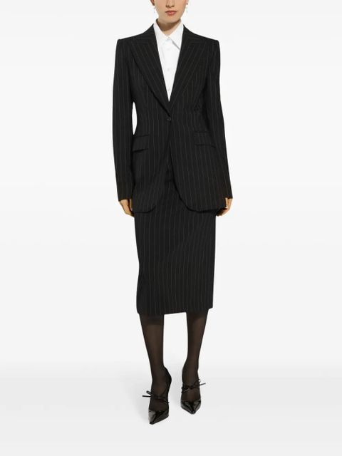 Dolce & Gabbana pinstriped skirt - Black - zdjęcie produktu nr 2