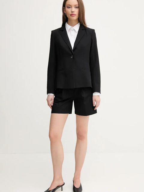 United Colors of Benetton koszula damska kolor biały regular z kołnierzykiem klasycznym 54KXDQ03B