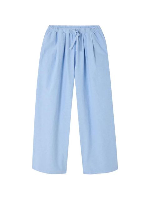 American Vintage Feoly drawstring palazzo pants - Blue - zdjęcie produktu nr 1