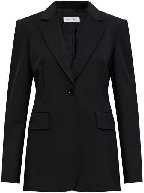 Max Mara single-breasted blazer - Black - zdjęcie produktu nr 1
