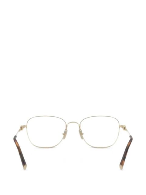 Miu Miu Eyewear geometric glasses - Gold - zdjęcie produktu nr 2
