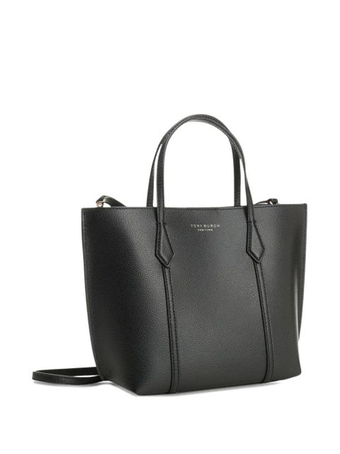 Tory Burch small Perry logo leather shoulder bag - Black
