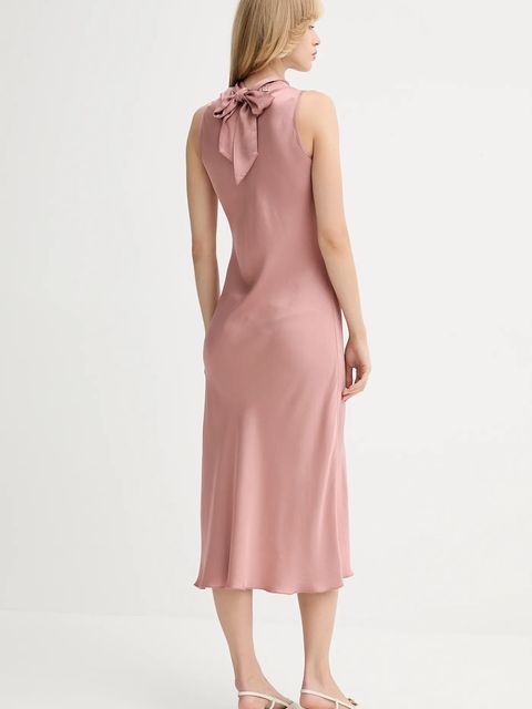 Fracomina sukienka kolor różowy maxi prosta FS25WD2009W45101 - zdjęcie produktu nr 2