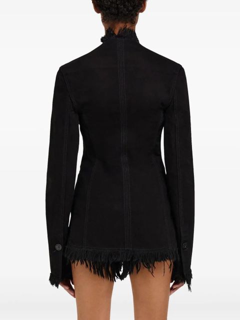 Ferragamo fringed blazer - Black