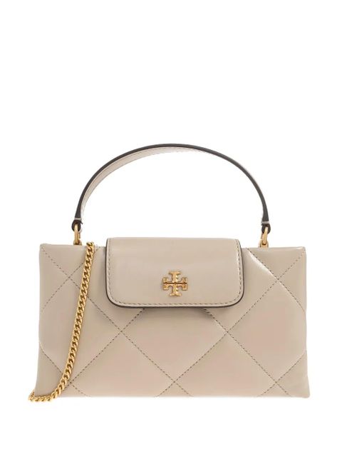Tory Burch Double T motif quilted-desing tote bag - Neutrals - zdjęcie produktu nr 1