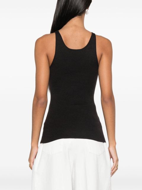 TOTEME knitted tank top - Brown