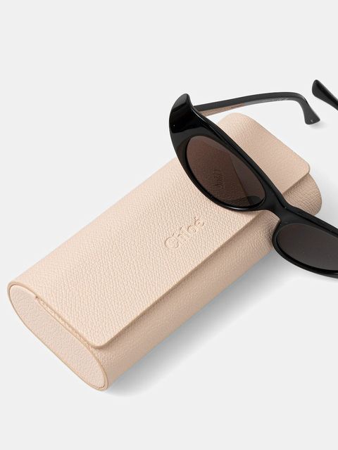 Chloé okulary przeciwsłoneczne damskie kolor czarny CH0279S