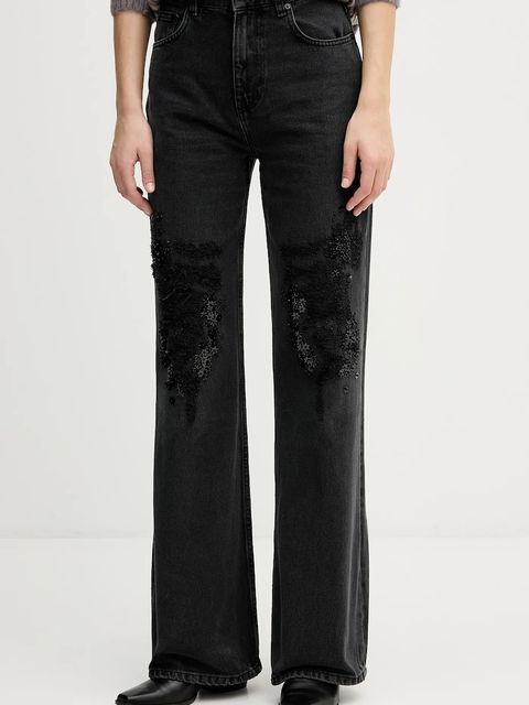 Sisley jeansy damskie medium waist 4YDCLE04X - zdjęcie produktu nr 1