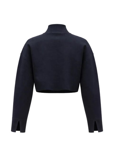 3.1 Phillip Lim high-neck cropped sweatshirt - Blue - zdjęcie produktu nr 2