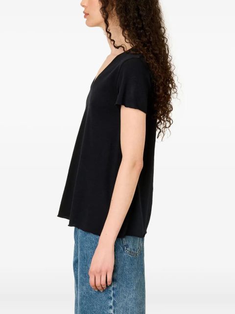 American Vintage Jacksonville V-neck T-shirt - Black