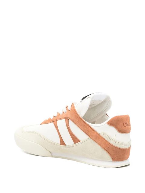Chloé suede detail mid top sneakers - Neutrals