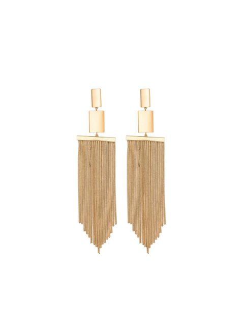 ISABEL MARANT rectangle fringe earrings - Gold - zdjęcie produktu nr 1