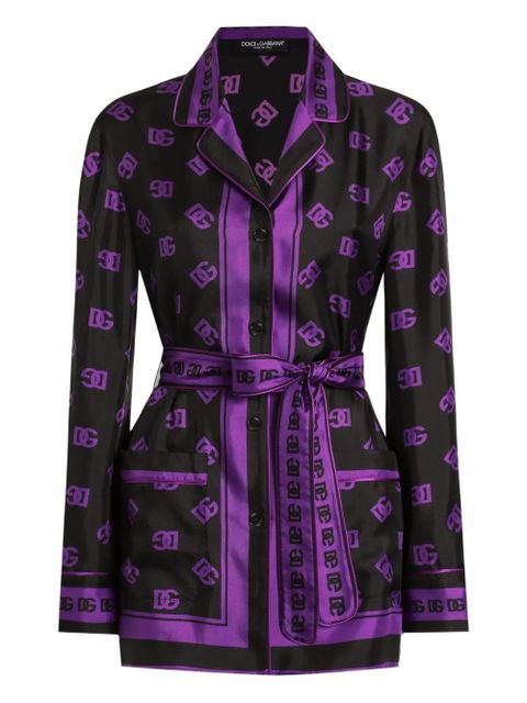 Dolce & Gabbana DNA DG logo-print shirt - Black - zdjęcie produktu nr 1