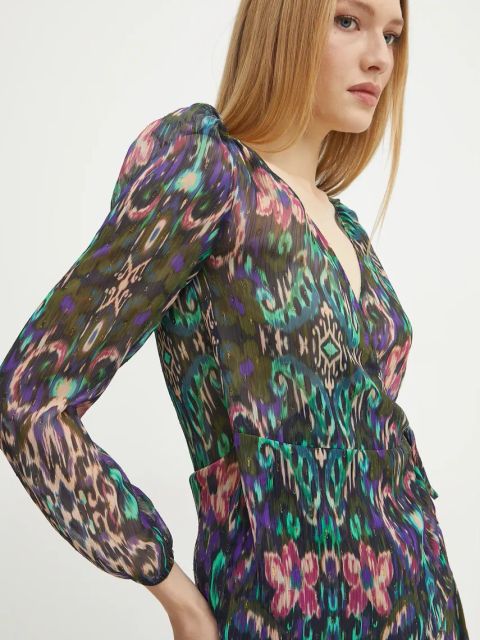 Morgan bluzka CBIL.F damska kolor fioletowy wzorzysta CBIL.F