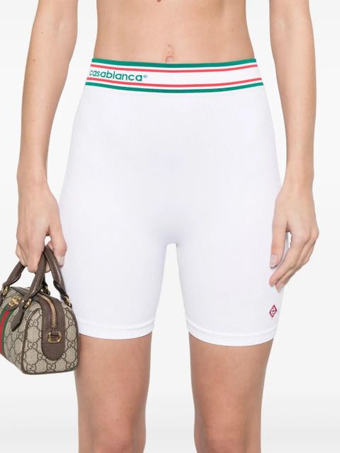 Casablanca seamless sports shorts - White