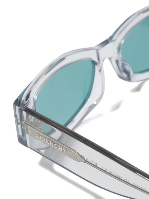Givenchy Eyewear geometric-frame sunglasses - Grey