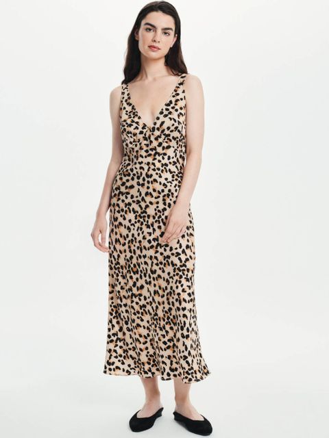 LOVLI SILK - Jedwabna sukienka w zwierzęcy print #NO.14