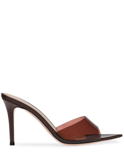 Gianvito Rossi Elle 85mm point-toe sandals - Brown - zdjęcie produktu nr 1