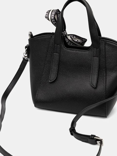 Answear.LAB torebka skórzana kolor czarny