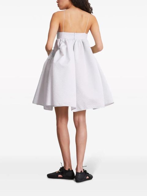 Cecilie Bahnsen Lisbeth matelassé minidress - White