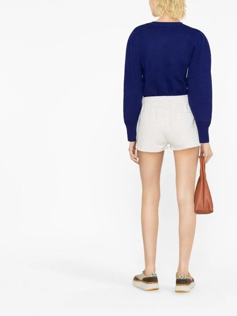 MARANT ÉTOILE Mifa logo-print track shorts - Neutrals