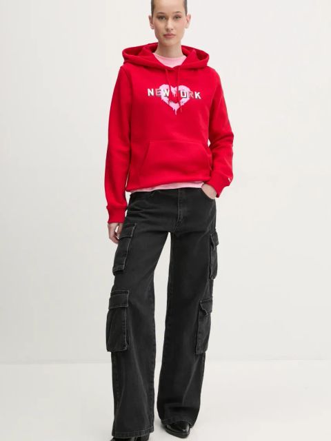 Tommy Jeans t-shirt bawełniany damski kolor różowy DW0DW21769