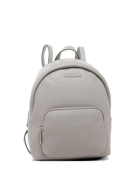 Michael Kors Erin pebbled leather backpack - Grey - zdjęcie produktu nr 1