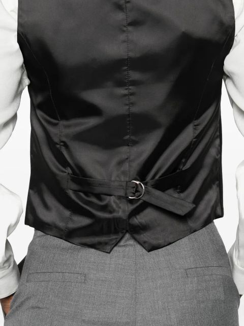 The Frankie Shop Gelso waistcoat - Black