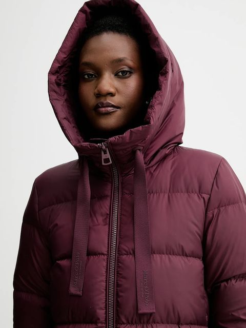 Marc O'Polo kurtka puchowa kolor bordowy 509103971099