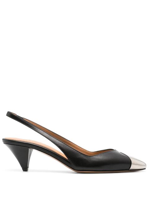 ISABEL MARANT 50mm Elina leather pumps - Black - zdjęcie produktu nr 1