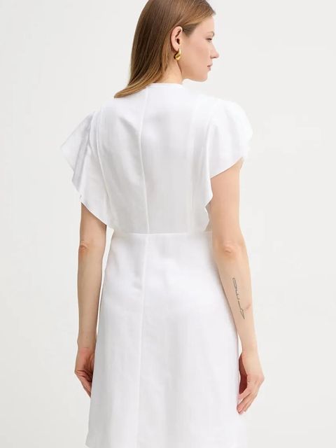 BOSS sukienka kolor beżowy mini prosta 50537402 - zdjęcie produktu nr 2